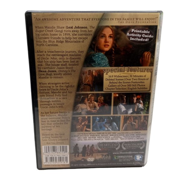 Mandie and the Secret Tunnel DVD Movie Family Adventure Mystery - Picture 2 of 7